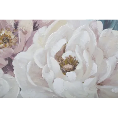 Malowany Obraz na Płótnie SOFT FLOWER 100X3,7X80 cm